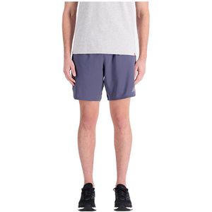 New Balance Impact Run 7´´ Sweat Shorts Blauw M Man