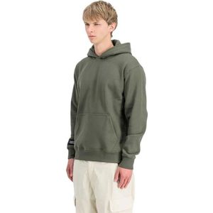 Alpha Industries - Label Hoodie BP - Hoodie - Regular Fit - Zwart
