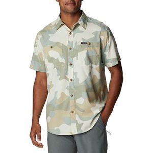 Columbia Utilizer™ Printed Woven Short Sleeve T-shirt Groen M Man