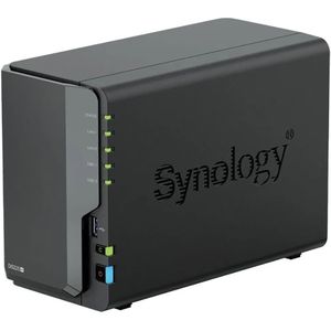Synology NAS-Netzwerk-Speicher DS225+/6G 8TB Schwarz Intel Celeron, Netwerkopslag, Zwart
