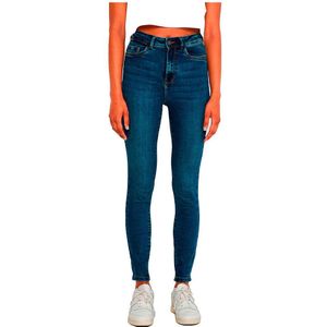 Noisy May Agnes Ankle Vi124mb High Waist Jeans Blauw 29 / 32 Vrouw