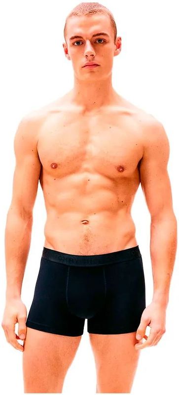 Tommy Hilfiger - Trunks - Boxershorts - Blauw - Luxe Modalmix