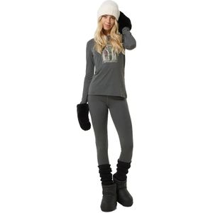 Super.natural - Bearski - T-shirt - Lange Mouwen - Merinowol - Zwart