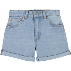 Levi´s ® Kids Mini Mom Roll Cuf Shorts Blauw 12 Years