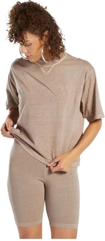 Reebok - Classics Boxy T-shirt - Kleurstof - Dames - Katoen