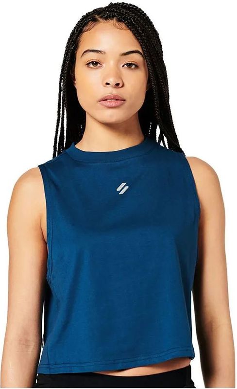 Superdry - Run Cropped Loose - Mouwloos T-shirt