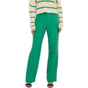 Only Lana-berry Mid Straight Fit Pants Groen 40 Vrouw