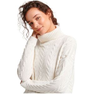 Superdry Drop Shoulder Cable Roll Neck Trui