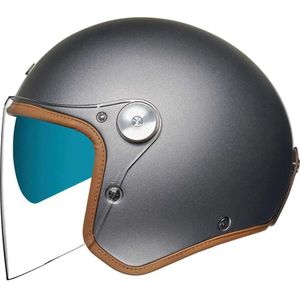 X.G30 - Motorhelm - Zwart - Koolstofvezel - Retro Stijl