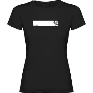 Kruskis Triathlon Frame Short Sleeve T-shirt Zwart 2XL Vrouw