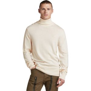 G-star Premium Core Turtle Neck Sweater Beige S Man