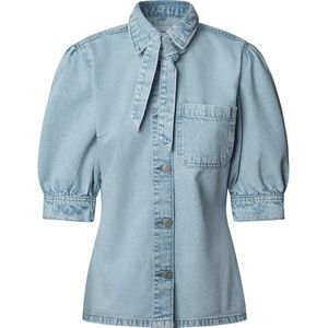 Pepe Jeans - Macie - Denim Overhemd - Lichtblauw - Korte Mouwen