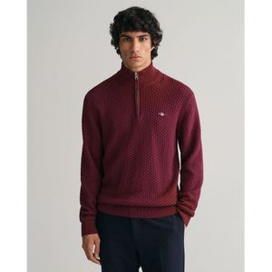 Gant 8030172 Half Zip Sweater Rood XL Man