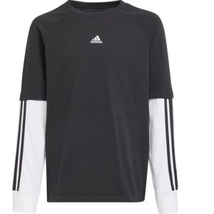 Adidas Street Jam 2in1 T-shirt Met Lange Mouwen