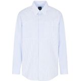 A|X Armani Exchange - XM001152AF16703F0024 - Lang Shirt - Wit - Casual - Katoen - Lange Mouwen