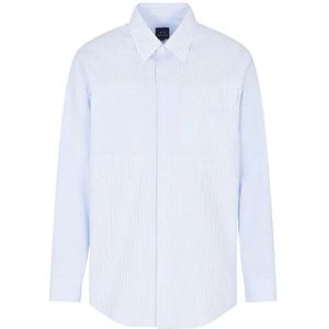 A|X Armani Exchange - XM001152AF16703F0024 - Lang Shirt - Wit - Casual - Katoen - Lange Mouwen