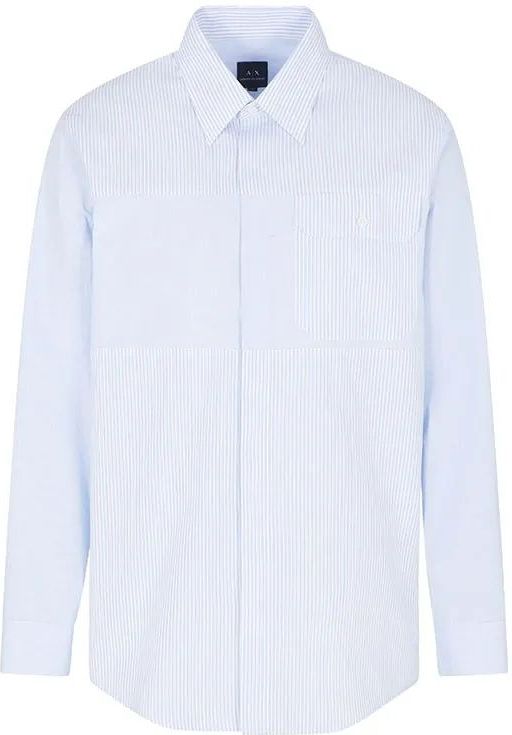 A|X Armani Exchange - XM001152AF16703F0024 - Lang Shirt - Wit - Casual - Katoen - Lange Mouwen