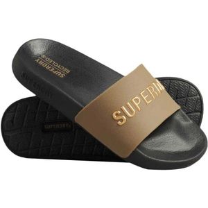 SUPERDRY - Code Logo - Badslippers - Fluro Purple - Veganistisch