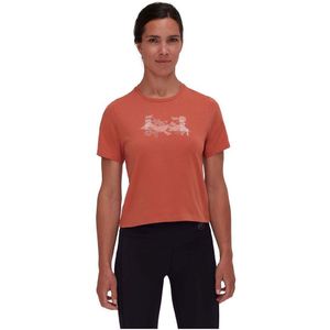 Mammut Massone Cropped Rocks T-shirt Met Korte Mouwen