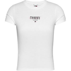 Tommy Jeans Slim Essntl Logo 1 Ext T-shirt Met Korte Mouwen