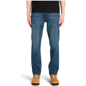 Timberland - Sandown Denim - Straight Broek - Geweven - 68% Katoen - 31% Tencel™ Lyocell - 1% Elastaan