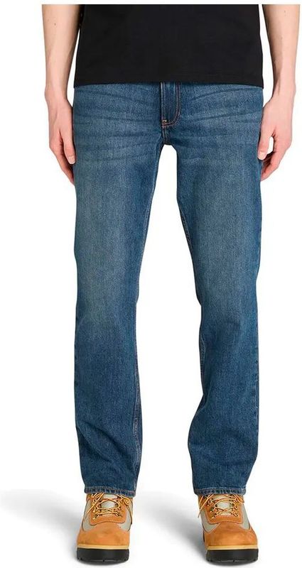 Timberland - Sandown Denim - Straight Broek - Geweven - 68% Katoen - 31% Tencel™ Lyocell - 1% Elastaan