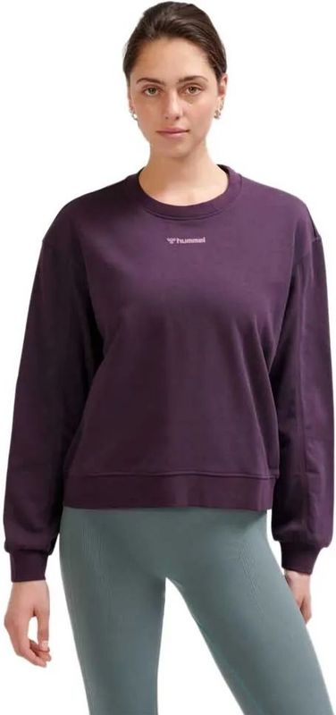 Hummel - Mt Dhyani Sweatshirt - Zwart - Geribbelde Sweatstof