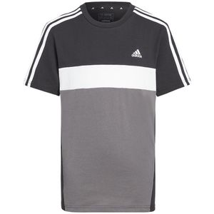 Adidas 3 Stripes Tib Short Sleeve T-shirt Grijs 15-16 Years