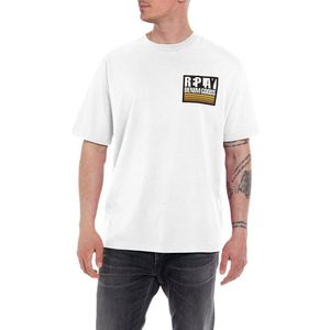 Replay M6497.000.23062 Short Sleeve T-shirt Wit 2XL Man