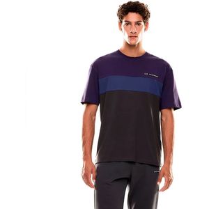 Ea7 Emporio Armani Train Athletic Colour Block T-shirt Met Korte Mouwen