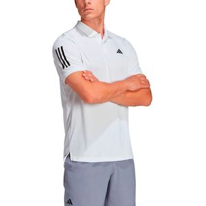 adidas Performance Club 3-Stripes Tennis Poloshirt - Heren - Wit