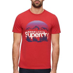 Superdry Great Outdoors Graphic Short Sleeve T-shirt Rood L Man