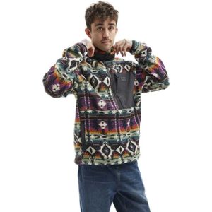 Hydroponic Rumble Fleece Met Halve Rits