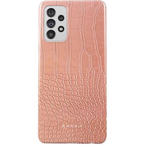 Pink Croco - Samsung Galaxy A52 / A52S 4G / 5G Hoesje, Tough