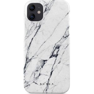 Satin White - iPhone 12 Mini Hoesje, Snap
