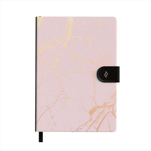 Peachy Gold - Notitieboek, A5 (14.8 x 21cm) / Gestipt