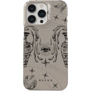 Aquarius - iPhone 13 Pro Hoesje, Elite Light (MagSafe) / Gold / Nude