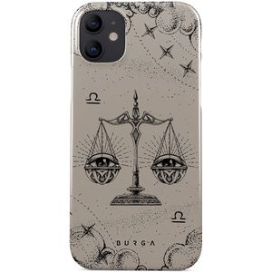 Libra - iPhone 12 Hoesje, Elite Dark (MagSafe) / Gold / Paars