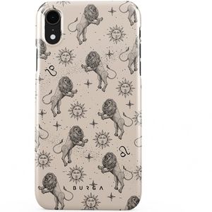 Leo - iPhone XR Hoesje, Elite Dark / Gunmetal / Beige