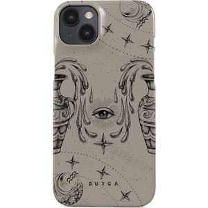 Aquarius - iPhone 13 Hoesje, Elite Dark (MagSafe) / Gold / Turkoois