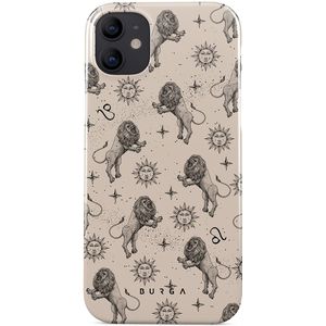 Leo - iPhone 12 Hoesje, Elite Dark (MagSafe) / Gunmetal / Paars