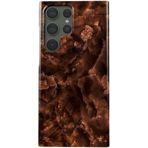 Toasted Chestnut - Samsung Galaxy S23 Ultra Hoesje, Elite Dark / Gold