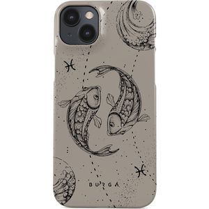 Pisces - iPhone 14 Plus Hoesje, Elite Dark (MagSafe) / Gunmetal / Roze