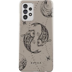 Pisces - Samsung Galaxy A52 / A52S 4G / 5G Hoesje, Snap / Beige