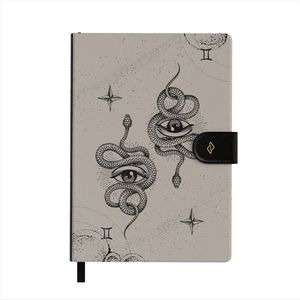 Gemini - Notitieboek, A5 (14.8 x 21cm) / Lijntjes / Beige