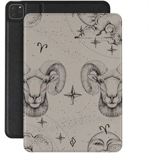 Aries - iPad Pro 12.9 (4e/3e Gen) Hoesje, Folio / Roze