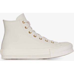 Schoenen Converse Chuck Taylor All Star Eva Lift Hi Leathe  Beige/goud  Dames