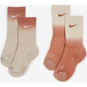 Nike Chaussettes X2 Tye Dye Crew - Kinderen  Oranje/wit  Heren