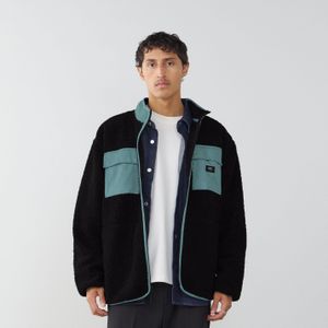 Vans Jacket Sherpa Pocket  Zwart/blauw  Heren