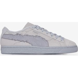 Schoenen Puma Suede One Piece  Wit/grijs  Dames